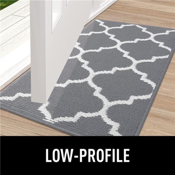 Indoor Door Mat, 59x20, Non-Slip Absorbent Resist Dirt Entrance Mat, Washable - Picture 2 of 6